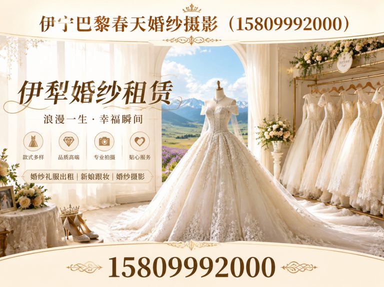 奎屯市伊宁巴黎春天婚纱摄影展示图